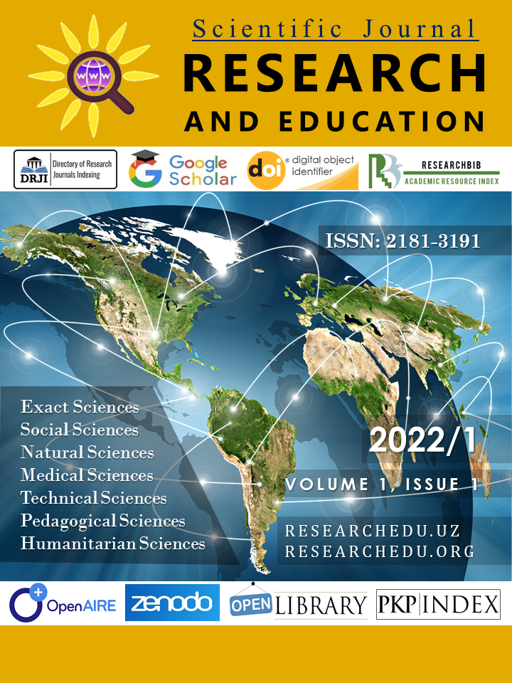 					View Vol. 1 No. 1 (2022): RESEARCH AND EDUCATION
				